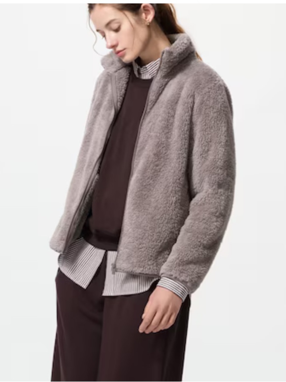Uniqlo fleece zip up